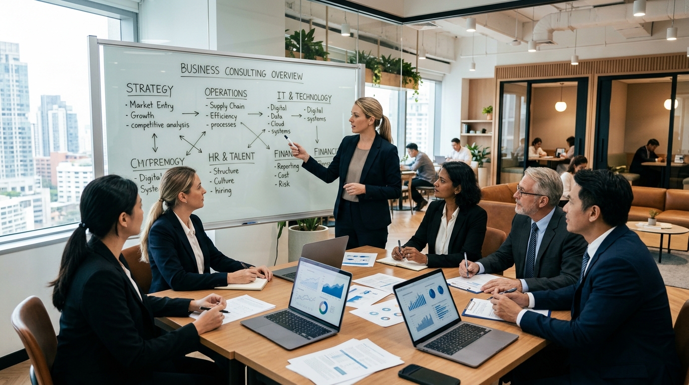 Les principaux types de business consulting : guide complet des spécialisations