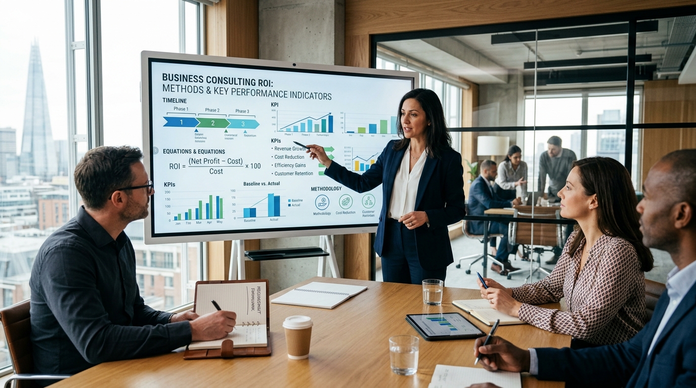 Comment mesurer le retour sur investissement du business consulting